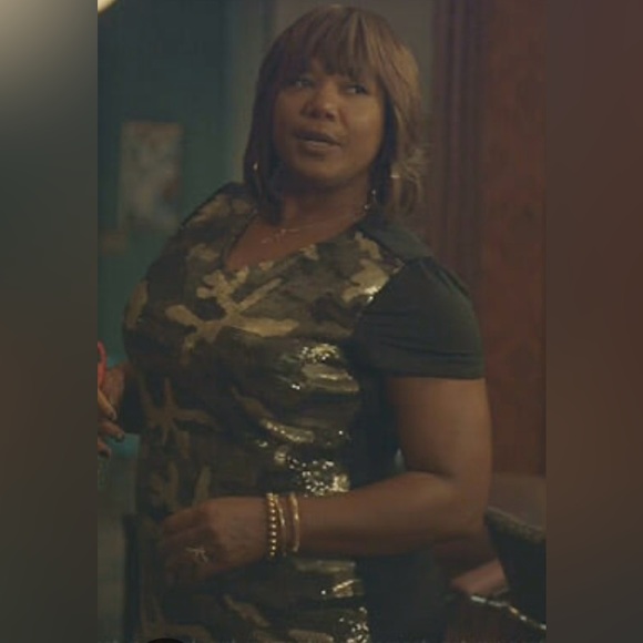 Ashley Stewart Sequin Camo Dress - Picture 2 of 2